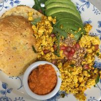 Tofu scramble  at By Lima in Haarlem