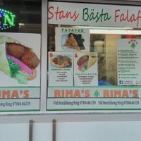 menu at Rima's in Varberg