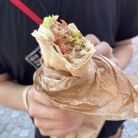 Falafel roll  at Rima's in Varberg