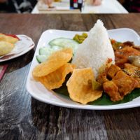 Nasi Padang. at The Black Cat Cafe in Kuala Lumpur