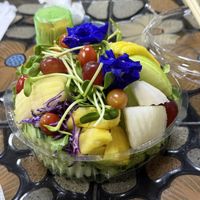 Fruit and vegetables salad  at Guan Im in Chiang Mai
