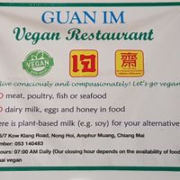 Picture says it all at Guan Im in Chiang Mai