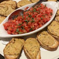 bruschetta with vegan ricotta   at Pizza Luce - Franklin in Minneapolis