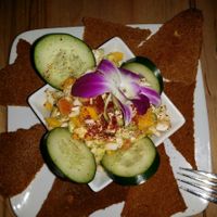 coconut ceviche at 118 Degrees in Tarzana