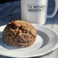 Raspberry Hibiscus Scone (vegan ) at The Butcher's Daughter in Venice