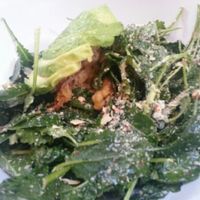 spicy kale salad $16 at The Butcher's Daughter in Venice