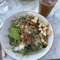 Ceaser salad add tofuu  at The Butcher's Daughter in Venice