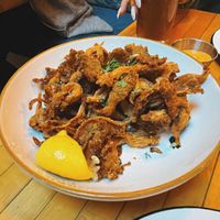 Calamari mushroom  at The Butcher's Daughter in Venice