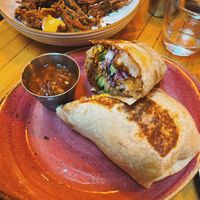 Butchers burrito  at The Butcher's Daughter in Venice