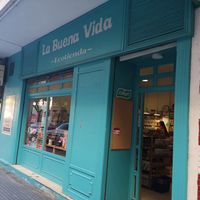 Outside at La Buena Vida Ecotienda in Malaga