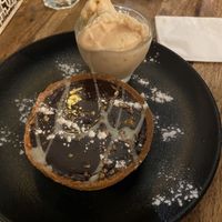 Chocolate pie  at Nocturno Cafe in Jerusalem