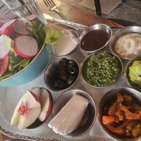 vegan breakfast at Nocturno Cafe in Jerusalem