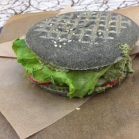 Smokey burger  at VegBurger in Yekaterinburg