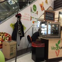 Inside the mall at VegBurger in Yekaterinburg