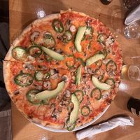 Mushrooms and avocado 🥑   at Mister O1 in Miami Beach