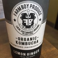 local kombucha.  at The Sanctum Cafe in Orlando