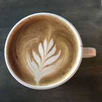 Cappuccino with hemp milk at The Sanctum Cafe in Orlando