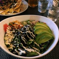 sushi bowl, so yummy and refreshing! at The Sanctum Cafe in Orlando