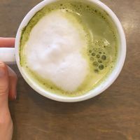Maca matcha latte at The Sanctum Cafe in Orlando