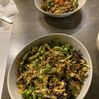 Pad Thai salad and curry bowl  at The Sanctum Cafe in Orlando
