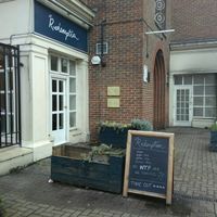 welcoming message and entrance at Redemption - Shoreditch in East London