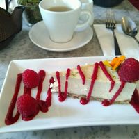 vegan cheese cake  at Redemption - Shoreditch in East London