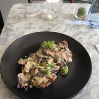 Creamy mushroom dish - very nice!  at Redemption - Shoreditch in East London