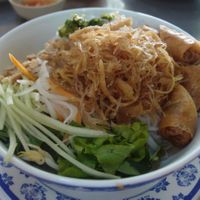 Bun Cha Gio (before mixing!) at Oanh in Can Tho