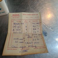 I only ordered the Kik Tien La Lot and Sam Cuc. at Oanh in Can Tho