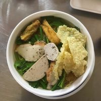 Hu Tieu with vegan egg noodles.  at Oanh in Can Tho