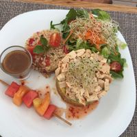 tartare thai  at Natural Cafe in Marigot