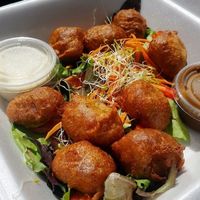 Tofu Accra at Natural Cafe in Marigot