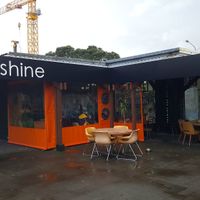 Outside at Soulshine Cafe in Auckland