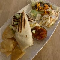 Vegan burrito  at El Sombrero Verde in Kiel