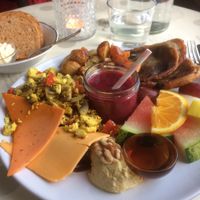 Vegan brunch :) at Hannesarholt in Reykjavik