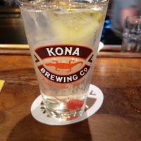 Tropical seltzer at Kona Brewing Co in Kailua Kona