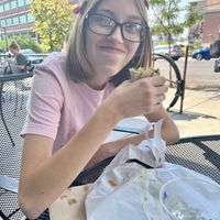 On the patio    at Market on Front in Missoula