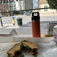 Vegan Avocado BLT - $12.50
Vegan Bacon, Smoked Cashew Sriracha Butter, Avocado, Roma Tomatoes, Spinach, and Market-Made Veganaise. Served on toasted Whole Wheat Bread.
 at Market on Front in Missoula