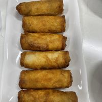 Fried egg rolls in a vegan restaurant!   at Dinh Y in Ho Chi Minh City