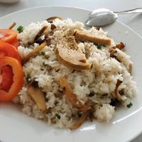 Mushroom rice at Dinh Y in Ho Chi Minh City