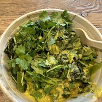 Sm bowl with collard greens, tofu, cilantroo  at Five on Black - Downtown in Missoula