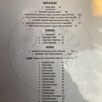 Secret Vegan Menu! at Hana in Missoula