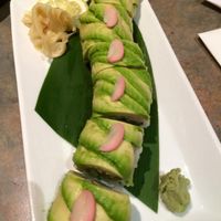 Gilmore roll on the menu = vegan awesomeness! at Hana in Missoula