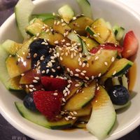 cucumber salad at Hana in Missoula