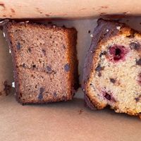 Banana bread and chocolate cherry  at Emilie and the Cool Kids in Antibes