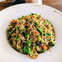 Chaufa de quinua y arroz at Via Via Cafe in Ayacucho