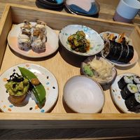 Bento box/ lunch option at Youmiko Vegan Sushi - Hoża in Warsaw