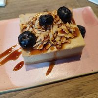 Cashew cheesecake at Youmiko Vegan Sushi - Hoża in Warsaw