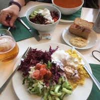 Yummy veggie food - freshly prepared :) at Kruska in Reykjavik