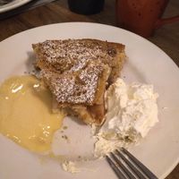 Apple crumble pie at Food 4 Thought in Galway